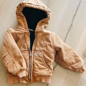 Toddler Kids 4T Carhartt Jacket in Tan
